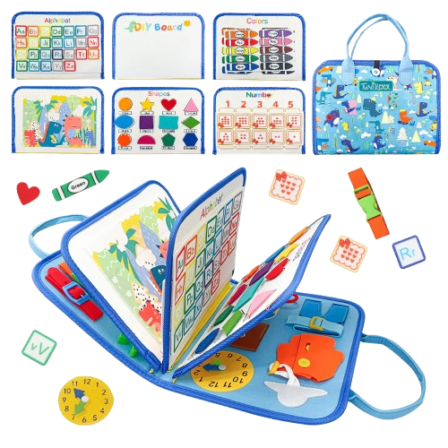 Livre de Jouet Montessori pour tout-petits TUNJILOOL 1 à 6 ans