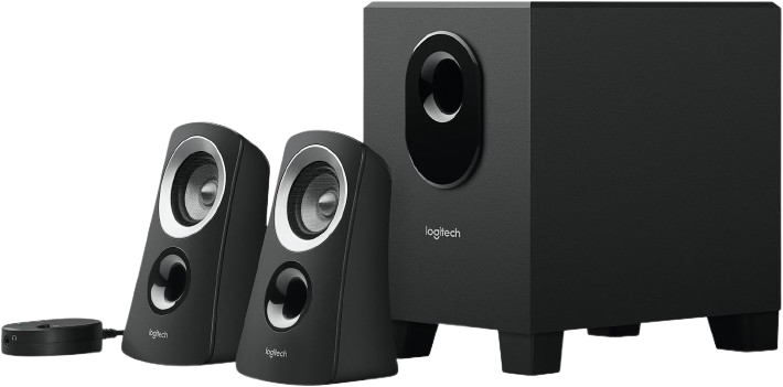 Hauts Parleurs Logitech 2.1 Z313 50w Rms Noirs