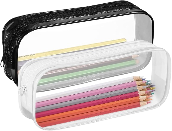 Mini trousse scolaire transparente He Chooses NLFXB-pu