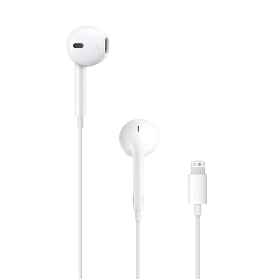 Ecouteurs filaires Apple Earpods avec connecteur Lightning LT-X0028HQQYF blancs