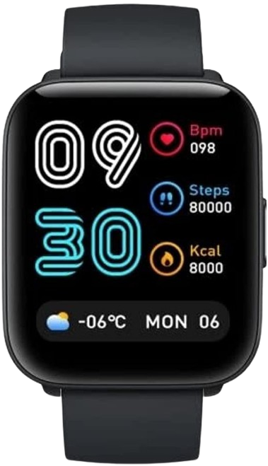 Montre intelligent XIAOMI MIUI Sport pour H/F Ios & Android Plastic Noir