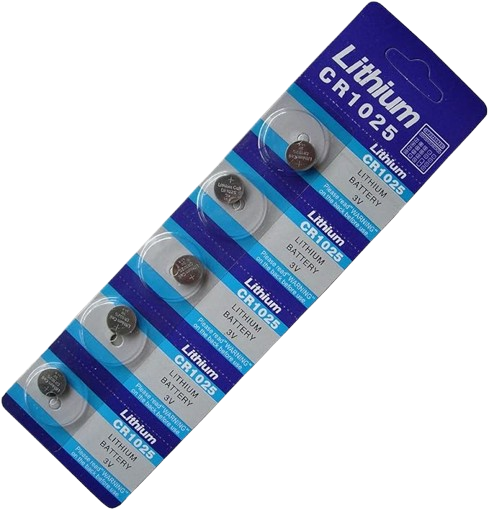 Pile Bouton Cr1025 Lithium Batterie 3v