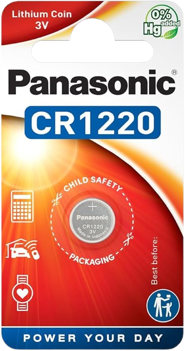 Pile Bouton Cr1220 Panasonic 3v