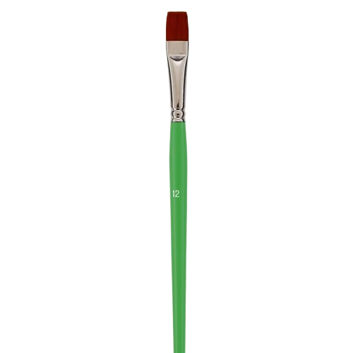 Pinceau Plat brosse poils synthetiques wonday N°12