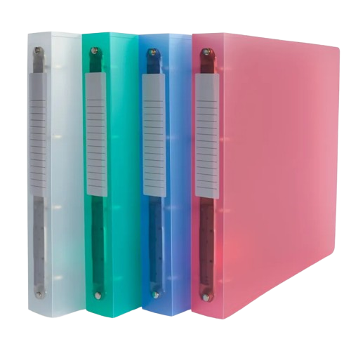 classeur A4 DOS 35 CM 4ANNX BUSINESS CLASS GRIS/ ROSE/VERT/BLEU