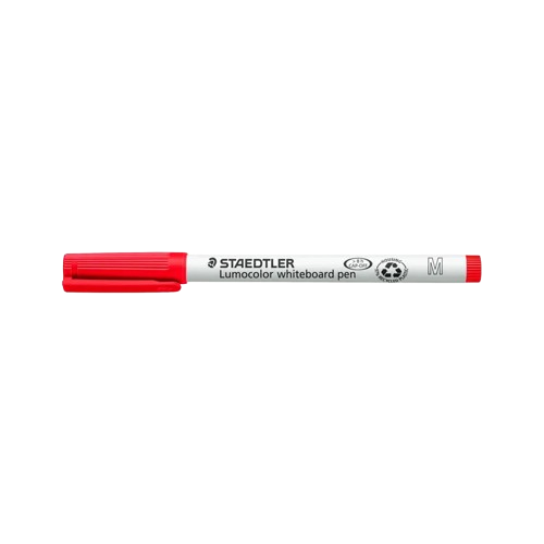 Marqueur effaçable pour ardoise staedtler lumocolor rouge