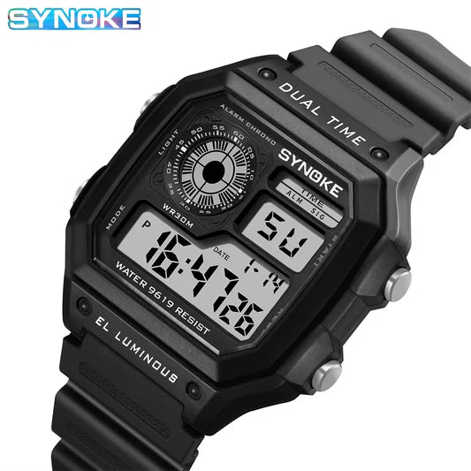 Montre Enfant Digitale Sport SYNOKE 99329 Etache Noir