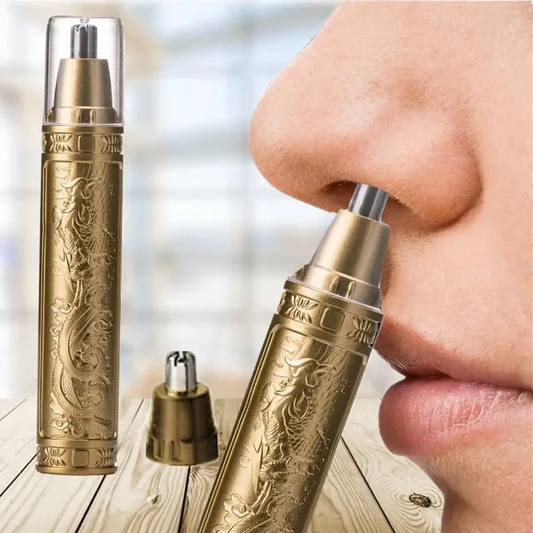 Tondeuse pour poils de nez Golden Gragon Or