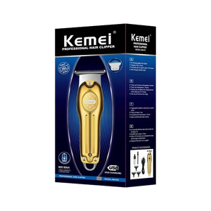 Tondeuse cheveux électrique  KEMEI KM-679 rechargeable USB LED