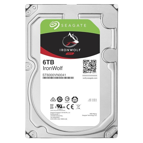 Disque dur interne 6To 3,5’’ Seagate IronWolf ST6000VN006 SATA