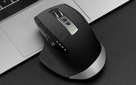 Souris BT/Sans fil Multimode RAPOO MT750L Ergonomique Noir