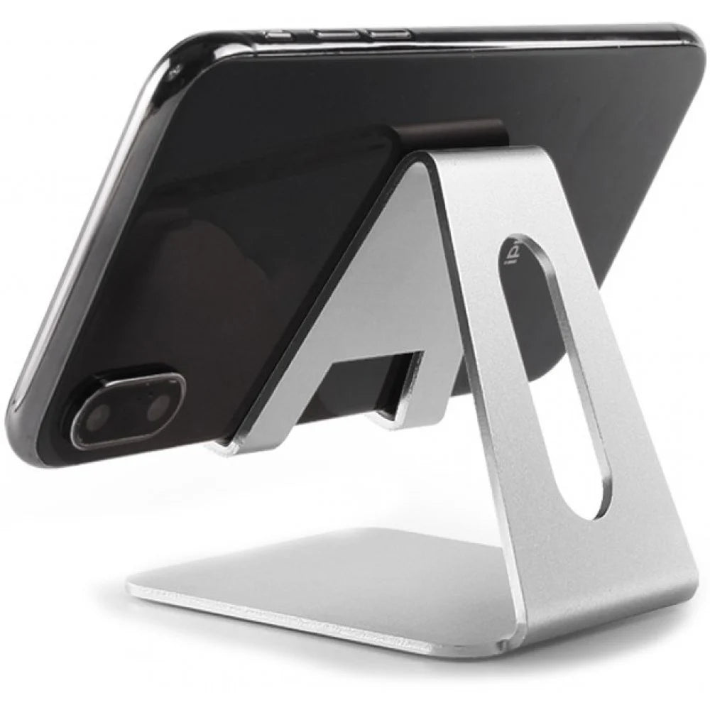 Support mobiles et tablettes en aluminium CMAOS Desktop Metal Holder Argent