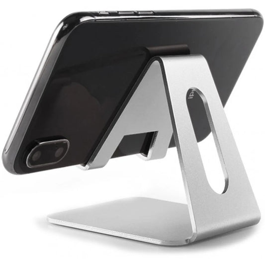 Support mobiles et tablettes en aluminium CMAOS Desktop Metal Holder Argent