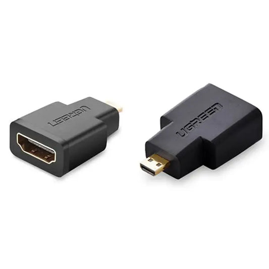 Adaptateur Micro Hdmi M/Hdmi F (20106) Ugreen Noir Dore