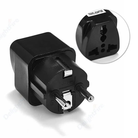 Adapt Prises Eur/Prises Universelles Noir