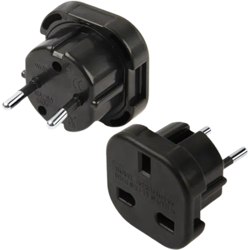 Adaptateur prise de voyage AC UK vers EU JHD-7-B1