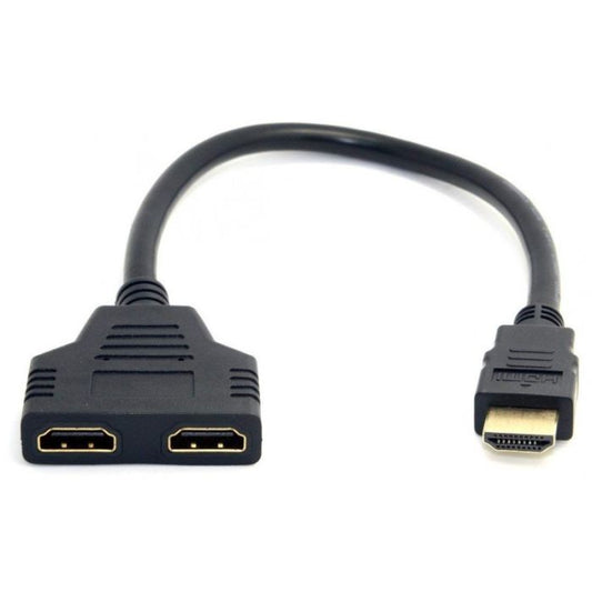 Cable Splitter 1 HDMI male vers 2 HDMI femelle B-043 Noir
