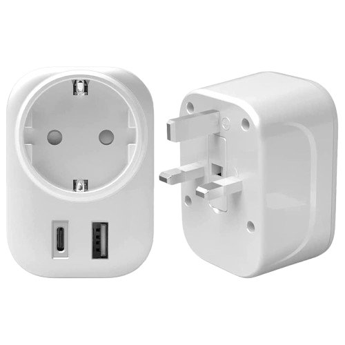 Adaptateur prise de voyage AC UK vers EU ST-5-W1