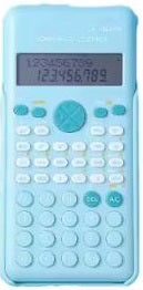 Calculatrice scientifique multifonctions DC-1800N bleu tout-en-un, 240 fonctions pour l’école