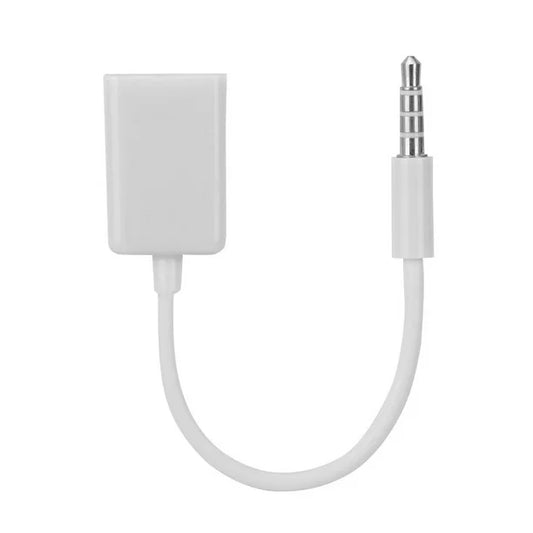 Adapt Usb / Jack 3,5mm Femele Blanc