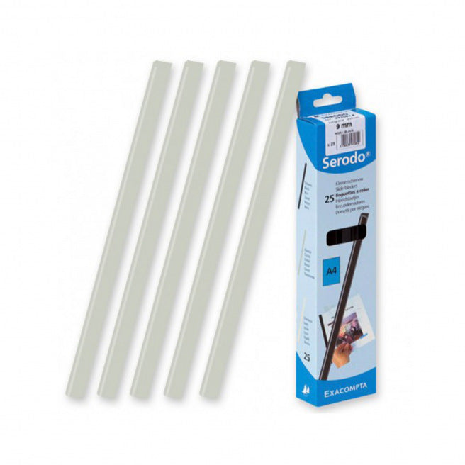 Baguettes A Relier 15mm Serodo Exacompta Transparent (X1)