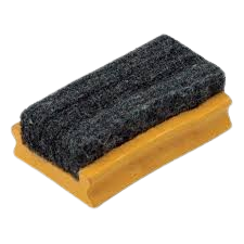 mini brosse pour ardoise blanc & noir ecolier maped
