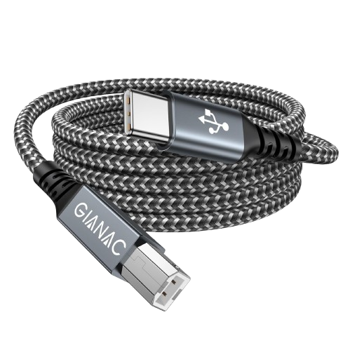 Cable imprimante USB-C vers USB 2.0 M1-5-4 Gris