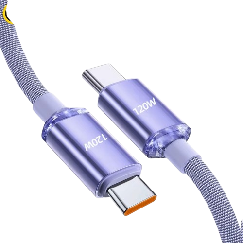 Cable USB-C/USB-C NNBILI 120w 2 mètres violet