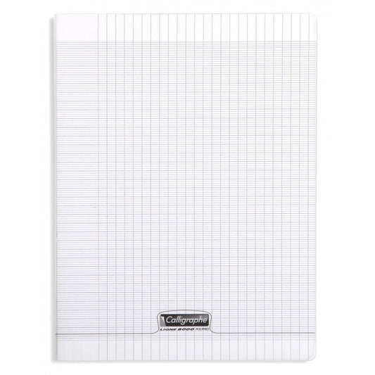 Cahier de dessin 24x32 polypro transparent