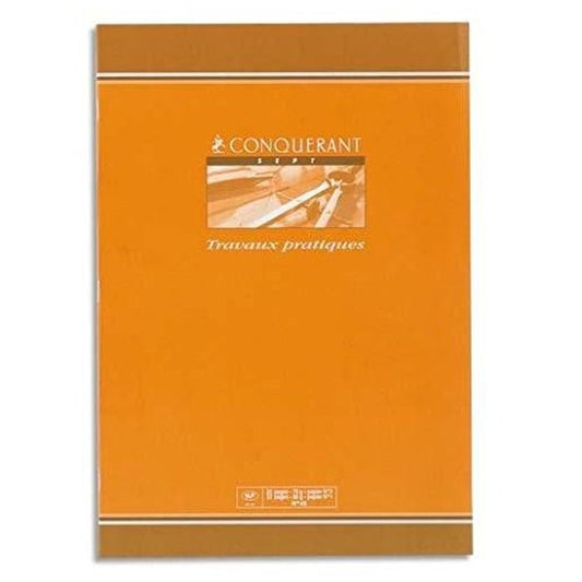 Cahiers travaux pratique conquerant 96p 24x32 90g Calligraphe