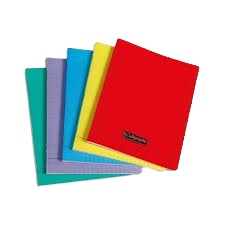 cahier grand carreaux 24x32 polypro 192p 90g