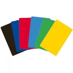 A partir de (100 carte couleurs)Impression carte de visite PVC format CR-80 (86x54mm) couleur (x1)