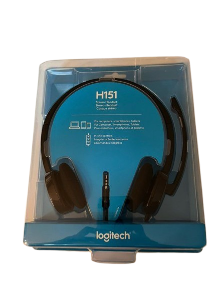 Casque Micro filaire Logitech H151 pour ordinateur Noir