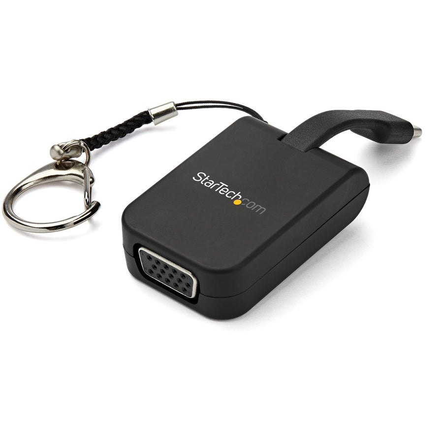 Adaptateur Usbtype-C Vers Vga 1080p Hd Noir/Gris