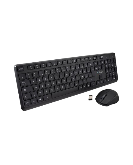 Clavier sans fil + souris V7 CKW350fr