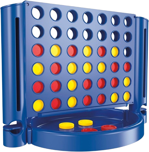 Jeu de société Puzzle à jeton colorés Stereoscopic Connect Four 3+