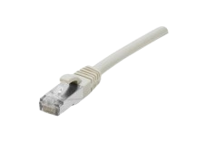 Cable reseaux RJ45 certifié GRS CAT 6A S/FTP TPE snagless gris - 2 m