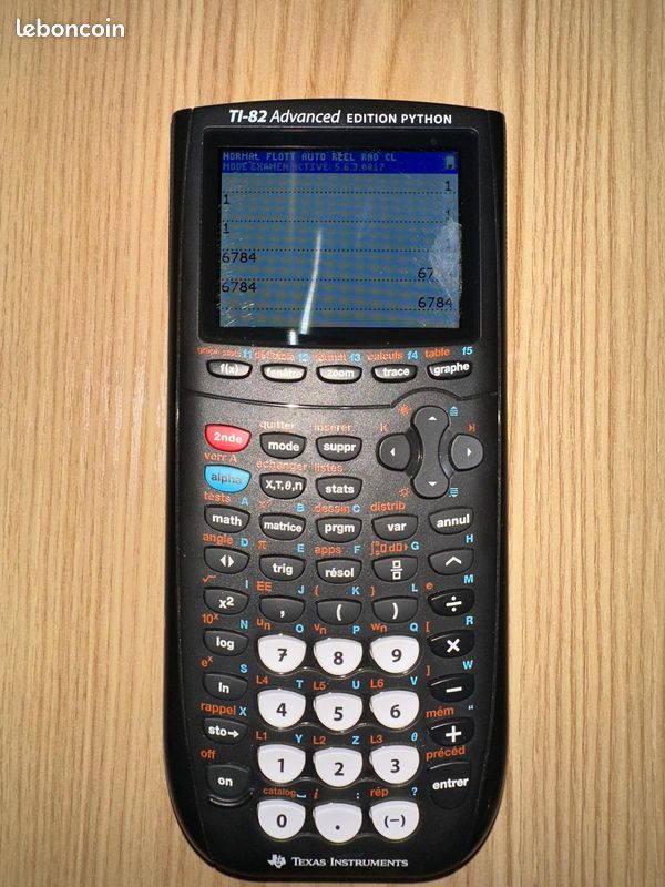Calculatrice texas instruments TI-82 Advanced Edition Pyton