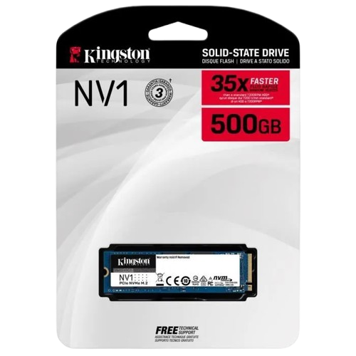 Disque dur ssd nv1 kingston 500gb PCle NVMe M.2