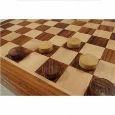 Jeu de dame magnetic Checkers Classic Pandodo Marron