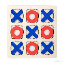Jouet en bois XO pour enfants multicolors