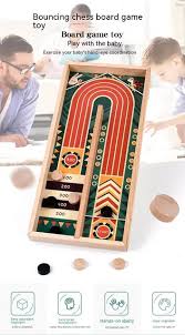 Jouet Table explorez ecs à rebond en bois CHESS IS PLAYED pour enfants