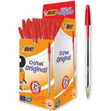 Stylo bic cristal original 1.0mm rouge
