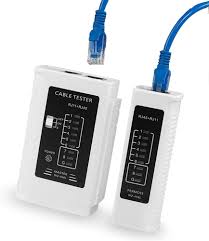 Testeur reseau telephone/lan AMPCOM WAMCRD RJ45+RJ11 Blanc