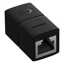 Connecteur reseau Ethernet RJ45 F/RJ45 F BASEUS Airjoy Series (x2) Noir