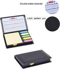 Boite avec autocollants colorés + calendrier 2024 Noir