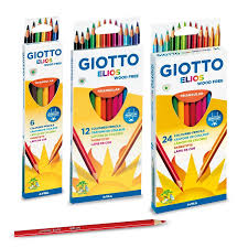 Crayons De Couleur Giotto Elios Wood Free Triangular (X24)