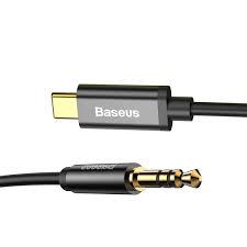 Cable Jack Usb Type-C 3.1 M / Jack 3,5mm M Baseus Poa2307241 Noir