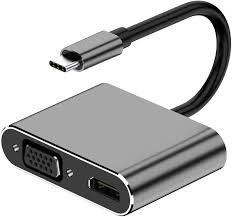 Adaptateur Usb Type-C Hub 4 En 1 Usb 3.0/Hdmi Noir