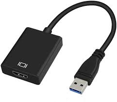 Cable Adaptateur USB 3.0 male vers HDMI femele WONSUN 1080P Full HD Noir